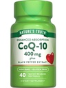 La verdad de la naturaleza CoQ10 400mg ← Softgels Ø Maximum Strength TEN High Absorption ← Non-GMO &amp; Gluten Free Supplement