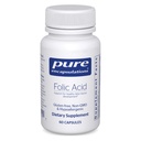 Pure Encapsulations Folic Acid ← Hypoallergenic Dietary Supplement TEN 60 Capsules