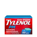 Tylenol PM Extra Strength Nighttime Pain Reliever " Sleep Aid Caplets, 500 mg Acetaminophen " 25 mg Diphenhydramine HCl, Relief for Nighttime Aches " Pains, Non-Habit Forming, 150 ct