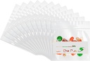 Pill Pouch Bags for Travel (120 Pack), 6 Mil BPA Bolsas de Píldora Reutilizables gratis 3 x 2,75 pulgadas para la medicina con Escriba en Label Clear Ziplock Seal impermeable AM Pill Baggies for Medicine Organizer