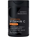 Sports Research® High Potency Liposomal Vitamina C Suplemento 1000 mg – Certified Vegan, Non-GMO, Gluten Free ← Antioxidant &amp; Immune Support ← Ascorbic Acid Vitamin C  180 Liquid Veggie Capsules