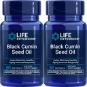 Extensión de vida Aceite de semilla de cumino negro, 60 softgels (Pack of 2)
