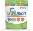 Rawfusion- Vegan Protein Powder, Vainilla Bean - 60 Sirve 21g de Proteína con base vegetal, Carbs bajos netos, No-Dairy, Gluten/ Lactose Gratis, Soy Free, Kosher, Non-GMO, 4lbs Pound