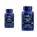 Life Extension NAD+ Regenerador celular y Resveratrol Elite, NIAGEN nicotinamide riboside & Curcumin Elite Turmeric Extract, promueve una respuesta inflamatoria saludable