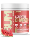 RAW Pre-Workout Powder, Essential CHARGED (Sour Watermelon) - Preworkout Supplement for Men &amp; Women - Supports Focus, Mood & Performance - Caffeine, Alpha-GPC, L-Citrulline, Beta Alanine (25 Servings)