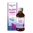 Hiland's Kids Sleep Calm &amp; Immunity with Melatonin, Sugar-Free Sleep Aid Liquid with Magnesium, Vitamin D, Zinc &amp; Elderberry, Promotes Sleep &amp; Supports Immune Health, Ages 2+, Grape Flavor, 4 Fl. Oz.