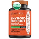 Thyroid Support for Women and Iodine Supplement ǀ Enhanced Absorption Thyroid Complex for Energy, Metabolism, Focus Formula, Relaxation with Ashwagandha, L-Tyrosine and Adaptogens Non-GMO