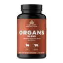 Suplementos antiguos del Órgano de Nutrición, Grass-Fed and Wild Organ Complex Capsules, Liver, Heart, Kidney Supports Organ, Cognitive, and Immune System Health, 180 Ct