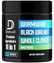 11in1 Wormwood Capsules - 180 Capsules Extracted from Black Walnut, Cloves, Ginger, Turmeric, Apple, Berberine HCl &amp; More - Support Immune System for 3 Months