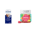 Fertilidad Pre-Seed Lubricante y Olly Prenatal Gummy Multivitamin con Omega 3 DHA, 60 Cuenta