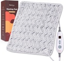 Bearhug XL Electric Heating Pad 20''x24'' Doble Asiento Faux Fur Heated Pad, 6 Niveles de calor, 2H Auto-Off, Moist &amp; Heat Therapy for Back Pain Relief, Machine Washable, ETL Certified, Gift Box