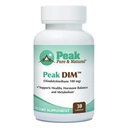 Peak Pure " Natural Peak DIM - Soporte Saludable Hormona " Estrógeno Balance - Metabolismo Apoyo Suplemento tención 100mg - 30 cápsulas