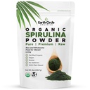 Spirulina Powder, Kosher, Raw and Non-Irradiated ¦ Pure Vegan Protein ← Premium Energy Superfood, High in Amino Acids and Antioxidants - 8oz