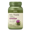 GNC Herbal Plus Milk Thistle 1300mg Suplemento, Extra Strength, Vegetarian, Supports Healthy Liver Function, 120 Servings