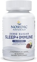 Nordic Naturals Zero Sugar Sleep + Immune Gummies - Elderberry Lemon Flavor - 30 Gummies - 1,5 mg Melatonina para dormir con vitamina D3 - Elderberry & Vitamina C Immune Support - 30 Servimientos