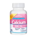 21th Century Calcium Plus Extra D Caplets, 500 mg, 90 Cuenta, Pack de 1