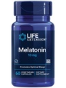 Extensión de la vida Melatonina, 10 mg, Dose saludable, Nuestra dosis más alta disponible, para el soporte para el sueño, Respuesta sana de la inmunodeficiencia, Defensa del estrés oxidativo, Vegetariano, 60 cápsulas