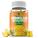Liposomal Bromelain with Quercetin Gummies, 1000mg Bromelain Supplement for Women & Men, with Probiotics, Digestive Enzymes for Gut, Digestive & Immune Support, Sugar Free, Pineapple Flavor, 60 Count