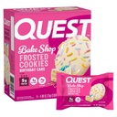 Quest Nutrition Frosted Protein Cookies, Pastel de Cumpleaños, <1g Sugar, 5g Protein, 1g Net Carbs, Gluten Free, 8 Cookies