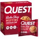 Quest Nutrition Chocolate Chip Muffin, 10g Protein, 2g Net Carb, Menos de 1g Sugar, Protein Snack, 4 Cuenta