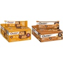 Quest Nutrition Crispy Chocolate Peanut Butter Hero Protein Bar, 18g Protein &amp; Chocolate Peanut Butter Bar, High Protein, Low Carb, Gluten Free, Keto Friendly, 12 Condes
