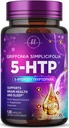 5-HTP Suplemento - 200 mg por Serving - Extra Strength 5HTP de Griffonia Simplicifolia - Apoyos Descanso sueño, calma natural &amp; salud cerebral - 5 Hydroxytryptophan - Botellado en EE.UU. - 120 cápsulas
