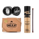 NATURAL SHILAJIT Resin - 20 Gram Shilajit Suplemento con ácido Fulvic " Trace Minerals - Shilajit Honey Sticks 30 Count