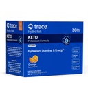 Trace Minerals Hydro Pak Keto - Electrolyte Replenishment Drink Mix – 1000 mg Potassium Plus 70 Supports Energy, Stamina, " Hydration – Orange Flavor – 30 Servings
