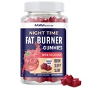Night Time Fat Burner Gummies with Melatonin for Sleep &amp; Weight Loss Support ← Hanger Suppressant &amp; Metabolism Booster, Shred Belly Fat Mientras duermes ← Diet Supplement for Women &amp; Hombres