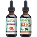 Por qué no vitamina natural Complejo B y vitamina orgánica D3K2 gotas líquidas
