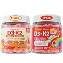 LILICARE Bundle Vitamina D3K2 Gummies para niños &amp; D3K2 Gummies para adultos
