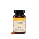 NatureWise Vegan Vitamin D3 + K2 con Coco orgánico MCT Oil - Natural D3 5000IU + Natural K2 100mcg - Alto Absorption Bone Support - Soy & Gluten Free - USA Manufactured - 30 Softgels[30-Day Supply]