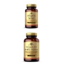Solgar Vitamina K2 (MK-7) 100mcg, 50 cápsulas vegetales - Apoyo a la salud ósea Vitamina D3 (Cholecalciferol) 250 MCG (10.000 UI), 120 Softgels - Apoyo al sistema inmunológico