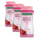 Bounty Optimal Solutions Essential Prenatal Gummies,Folic Acid and Iodine,Omega 3 and DHA,25 Servings,50 Count (Pack of 3)