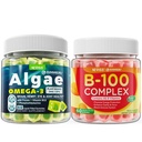 Vegan Omega 3 Gummies+ Vitamina B100 Mangas complejas