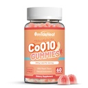 CoQ10 Gummies 200mg con Omega-3, EPA + DHA, & Magnesium - Coenzyme Q10 Suplementos para la salud del corazón, energía celular y antioxidante, Vegan - 60 Gummies