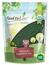 Alimentos para Vivir Powder de Espirulina Orgánica, 2 Libras - No GMO, Kosher, Algas Azul-Green Raw, Superalimentos Veganos, Bulk, No-Irradiated, Proteína Verde Pura Vegana, Rico en Vitaminas & Minerales, Grande para Bebidas