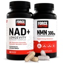 Factor de fuerza NMN Suplemento, NAD+ (NMN o Nicotinamide Riboside Alternative) con Resveratrol, Astaxanthin, Spermidine & Luteolin Complex, NAD para apoyar la salud celular y el envejecimiento saludable, 60 cápsulas