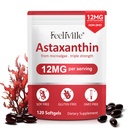 Astaxanthin Supplements |120 Softgels, 4 Month Supply | Premium Astaxanthin Antioxidant Supplements | Fresh Microalgae Source | Supports Eye, Joint, Internal Circulation, Skin Health