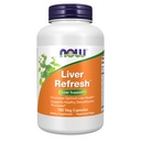 AHORA Suplementos de Alimentos, RefreshTM de Hígado con Extracto de Carga de Leche y mezcla única Herb-Enzyme, 180 cápsulas de Veg