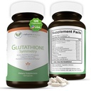 Glutathione Symmetry ← S-Acetyl Glutathione Suplemento Silencio Antioxidantes " Detoxification Suplemento Silencio Natural Cellular Support ← All-Natural, Vegan, Non-GMO, 120 caps