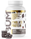 RAW Whey Isolate Protein Powder, Cookies &amp; Crema (CBUM Itholate Protein) - Powder de Nutrición Deportiva para el Crecimiento del Musculo & Recuperación - Bajo-Fat, Baja Carb- 25 Servimientos
