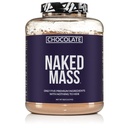 NAKED Chocolate Mass Gainer - All Natural Weight Gainer Protein Powder - 8lb Bulk, GMO Gratis, Gluten Gratis &amp; Soy Gratis. No Artificial Ingredients - 1,360 Calories