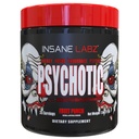 Insane Labz Psicotic, High Stimulant Pre Workout Powder, Extreme Lasting Energy, Focus and Endurance with Beta Alanine, Creatine Monohydrate DMAE, 35 Srvgs (Fruit Punch)