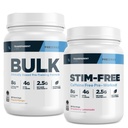 Laboratorios transparentes Pólvora de Pre-Workout (30 Servimientos, Mango de Peach) & Pólvora de Pre-Workout Libre (30 Servimientos, Lemonade de Fresa)