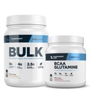 Laboratorios transparentes Pre-Workout (30 Servimientos, Peach Mango) & BCAA Glutamina (30 Servimientos, Punch tropical)