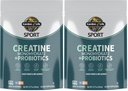 Garden of Life Creatine Monohydrate Powder for Women &amp; Men, Micronized Pre Workout with Probiotics for Muscle, Strength, Sport Amino Energy, About 60 Easy to Mix Unflavored Servings, (Pack of 2)