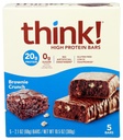 Glanbia Performance Thinkthin High Protein Bares, Brownie Crunch, 5 ct