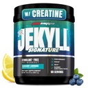 ProSupps Dr. Jekyll Signature Pre Workout Powder with Creatine - Stim-Free Preworkout Supports Focus &amp; Endurance - Suplementos de gimnasia sin cafeína (Blueberry Lemonade, 60 Servings)