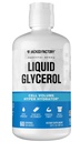 Hidratador Hiper Hiper Hidratante de Glicerol Líquido de la Fábrica Jacked - Bomba Pre Workout con Glicerol Vegan para bombas musculares, &amp; Fuerza - 60 Servimientos, Desflavorados